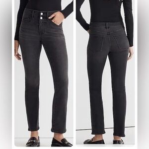 Madewell Kick Out Crop Jeans Soft Black Beckley Wash 23 00 NWT